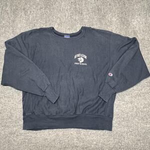 Champion Reverse Weave Sweatshirt Mens XL Blue Air Force Academy Prep School